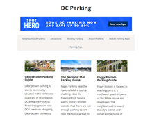 Tablet Screenshot of dcparking.org